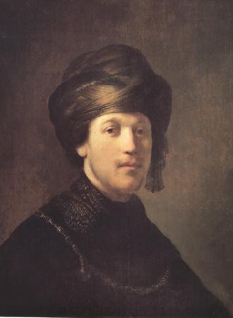 Isack jouderville Bust of a young Man in a Turban (mk33) oil painting picture